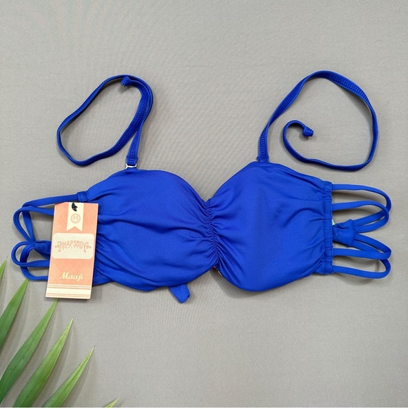 Haut De Bikini Bleu - Taille M/S - Occasion En Très Bon état